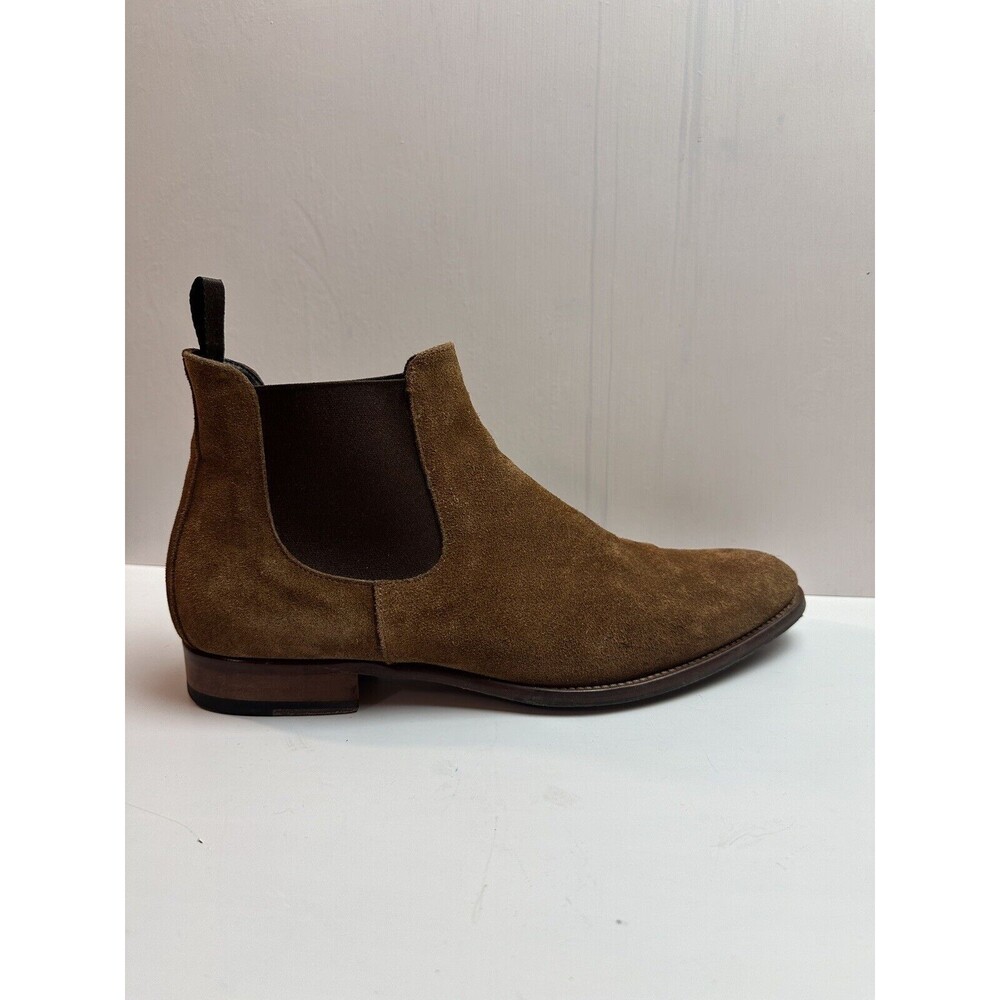 To Boot New York Shelby Chelsea Boots Pull On Brown Suede Sigaro Men Sz 10.5
